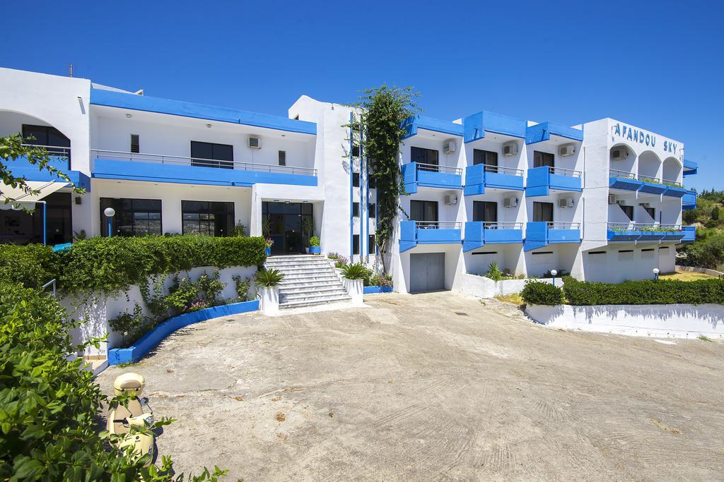 Afandou Sky Hotel Bagian luar foto